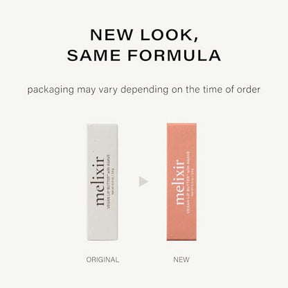 Melixir Vegan Lip Butter (12 Colors), Hydrating Tinted Lip Balm Stick, Bee-Free, Petrolatum-Free, Plant-Based, Moisturizes Dry & Chapped Lips With Shea Butter, Sheer, Natural Finish - #12 Caramel MelixirBuy Supplements Australia