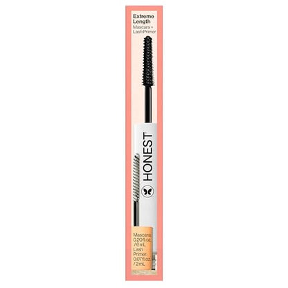 Honest Beauty 2-in-1 Extreme Length Clean Mascara + Lash Primer | Lengthening + Volumizing | Cruelty Free + Safe for Sensitive Eyes | Black, .27 fl oz Honest BeautyBuy Supplements Australia