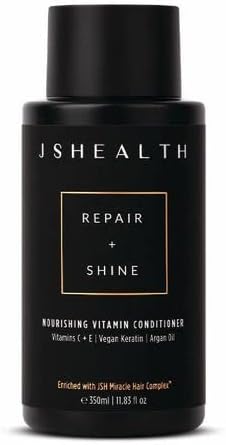 JSHealth Vitamins Inside Out Haircare - Includes Hair + Energy Hair Vitamins, Purifying Keratin Shampoo & Nourishing Hair Conditioner - Virtual Bundle