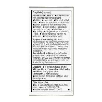 GoodSense Dual Action Acetaminophen and Ibuprofen (NSAID) Tablets, 250 mg/125 mg, Back Pain, 18 Count GoodSenseBuy Supplements Australia