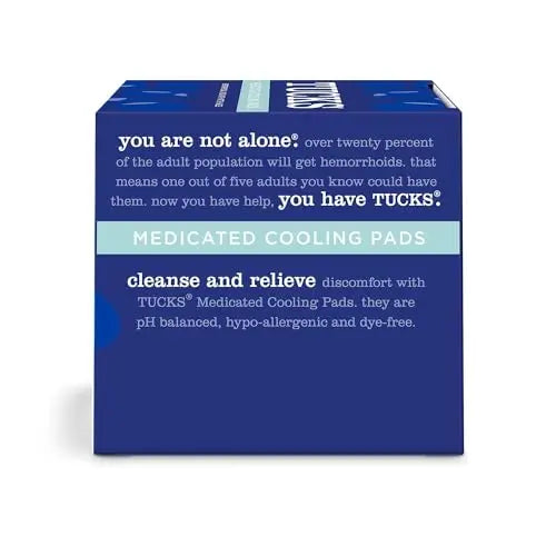 TUCKS Medicated Cooling Pads, 100 Count – Hemorrhoid Pads with Witch Hazel, Cleanses Sensitive Areas, Protects from Irritation, Hemorrhoid Treatment, Medicated Pads Used by Hospitals TUCKSBuy Supplements Australia