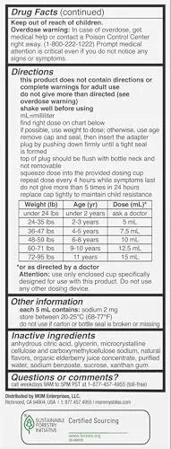 Mommy's Bliss Children's Pain and Fever Reducer, Kids Acetaminophen, Dye Free, Delicious Mixed Berry Flavor, Ages 2+, 4 Fluid Ounces (Pack of 2) Mommy's BlissBuy Supplements Australia