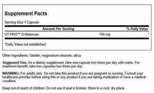 Swanson D-Mannose 700 Milligrams 60 Capsules