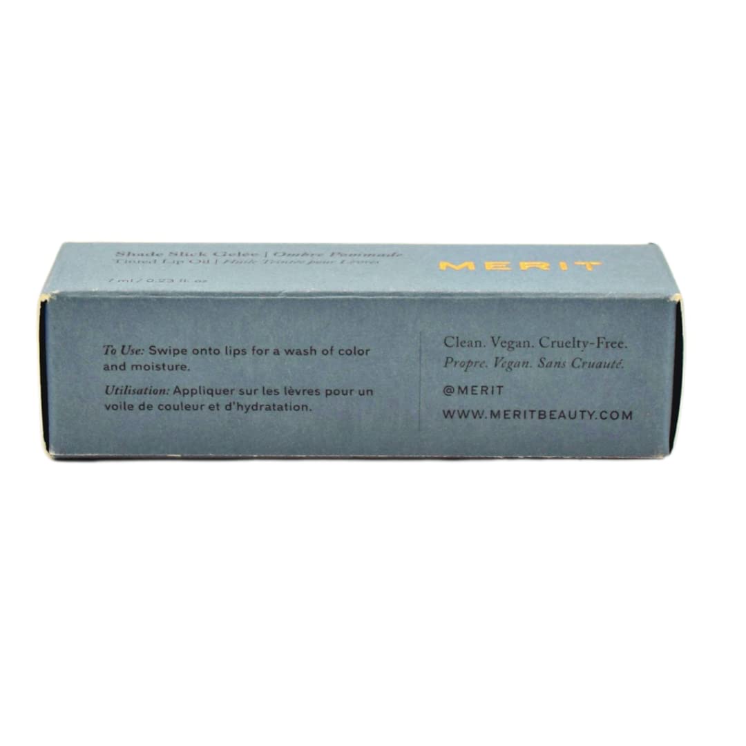 MERIT Shade Slick Gelée Sheer Tinted Lip Oil Les Deux MeritBuy Supplements Australia