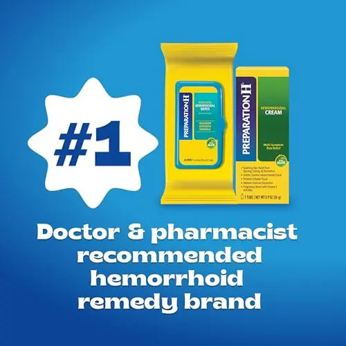 Preparation H Hemorrhoid Flushable Wipes with Witch Hazel for Skin Irritation Relief - 48 Count (Pack of 4) Preparation HBuy Supplements Australia