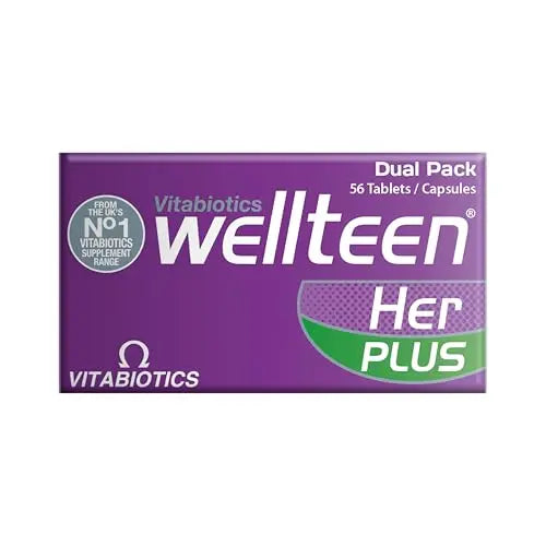 Vitabiotics Wellteen Her Plus Omega-3 - Advanced Nutritional Support for Teenagers and Young Women Ages 13-19 WellteenBuy Supplements Australia