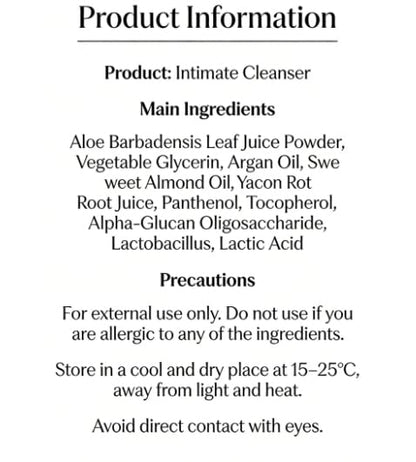 pH Balanced Intimate Cleanser (150ML) - Gentle Feminine Wash for Vaginal Health, Odor Control & Lasting Freshness