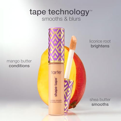 tarte Shape Tape Concealer – Full-Coverage Creaseless Soft Matte Finish, Brightening Under-Eye & Face Makeup, 16hr Longwear, Vegan & Cruelty-Free, Full Size, 16N fair-Light Neutral tarteBuy Supplements Australia