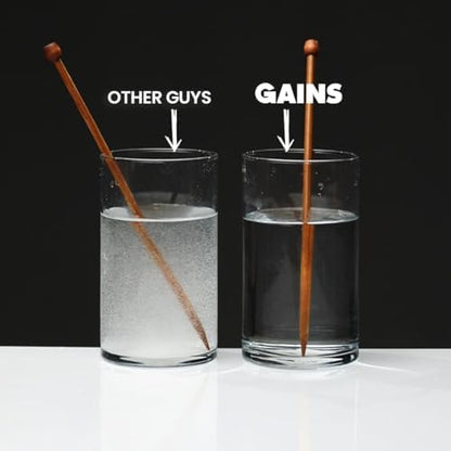 Gains in Bulk Instantized Creatine & No Matter What Pre Workout Powder Bundle, Soluble Creatine Powder, Paraxanthine, Amino Acids & L Theanine, 130 Servings