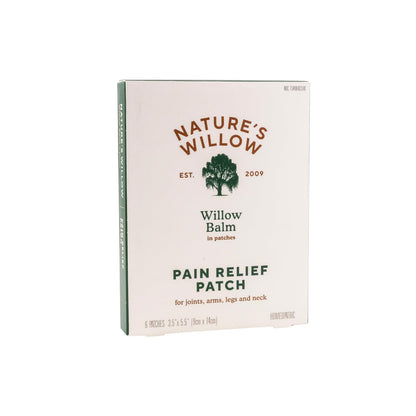 Nature's Willow Relief Patches – Fast-Acting, Plant-Based Topical Solution to Help with Sore Muscles & Joints | 6 Patches per Pack | 1-Pack Nature's WillowBuy Supplements Australia