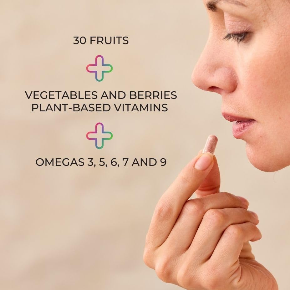 Juice Plus+ Vegetable Blend: with Broccoli, Parsley, Tomato & More - Plant-Based, Vegan, Gluten-Free, Non-GMO, Kosher - for Heart, Immune, Cognitive & Skin Health - 1 Bottle (60 Servings) Juice Plus+ buy supplements Au