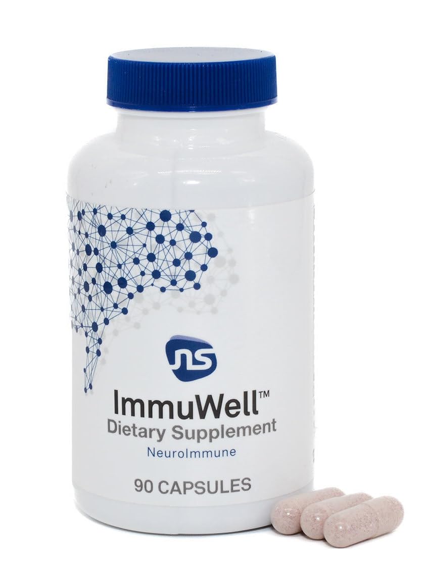 Neuroscience ImmuWell - Immune Support & Brain Supplement for Memory and Focus with Vitamin C and Zinc, Vitamin D & Elderberry - Promotes Immunity, Mood, Energy, and Cognitive Function (90 ct) NeuroScienceBuy Supplements Australia