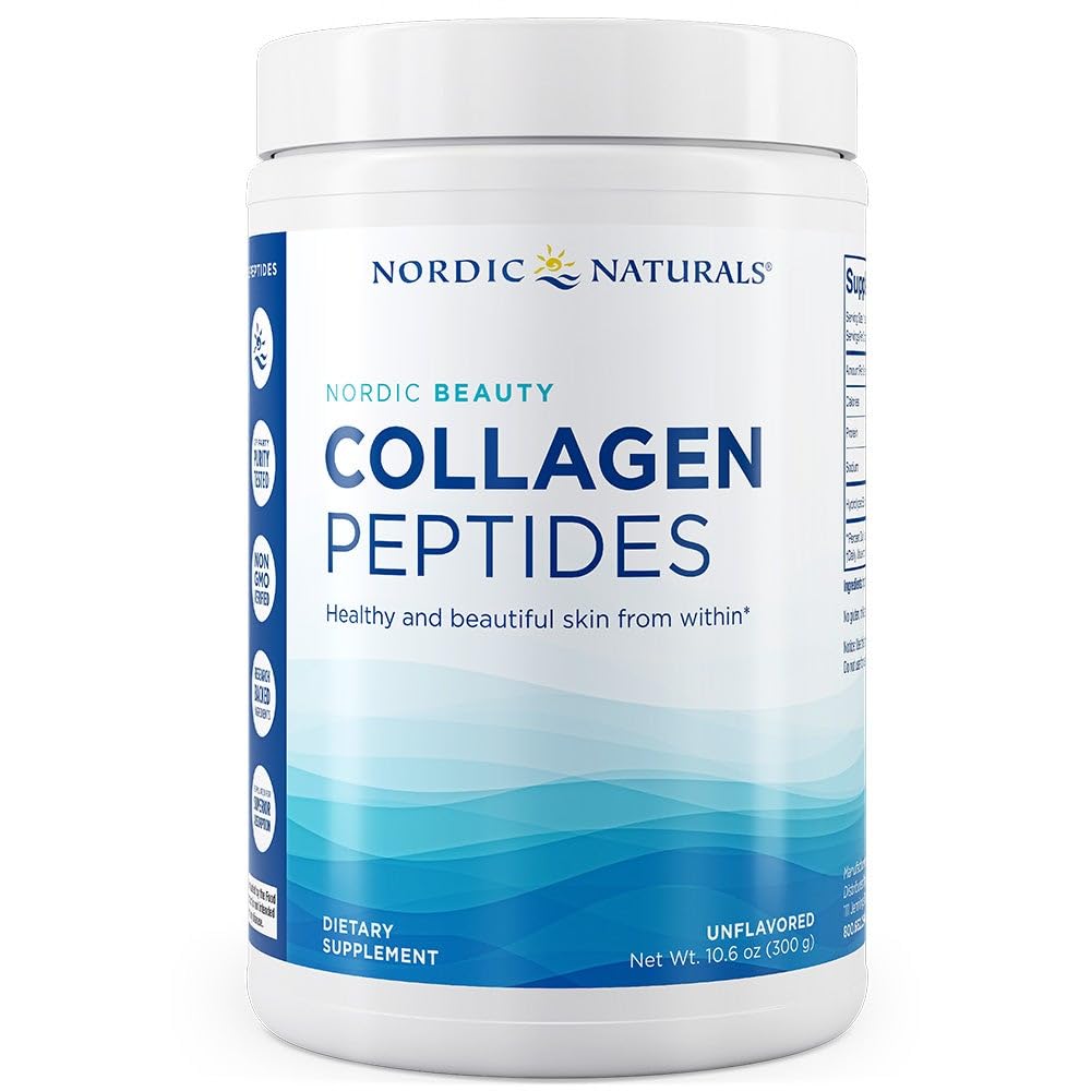 Nordic Naturals Nordic Beauty Collagen Peptides, Unflavored - 10.6 Ounces - Collagen Supplement for Skin Health and Elasticity - for Hot and Cold Beverages - 30 Servings Nordic Naturals buy supplements Au