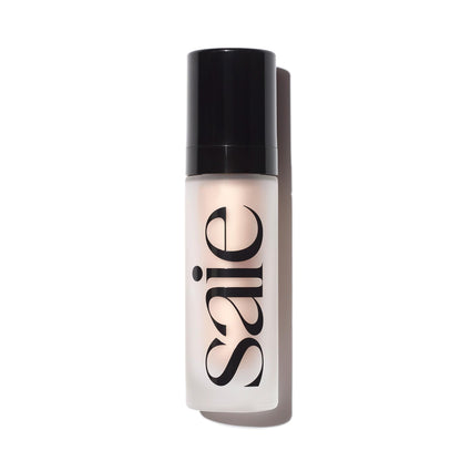 Saie Radiant Glow Duo - Dew Liquid Blush (Chilly, .40 oz) + Glowy Super Gel (Starglow, 1 oz) - Hydrating Cream Blush & Illuminating Primer for a Luminous, Natural Finish SaieBuy Supplements Australia