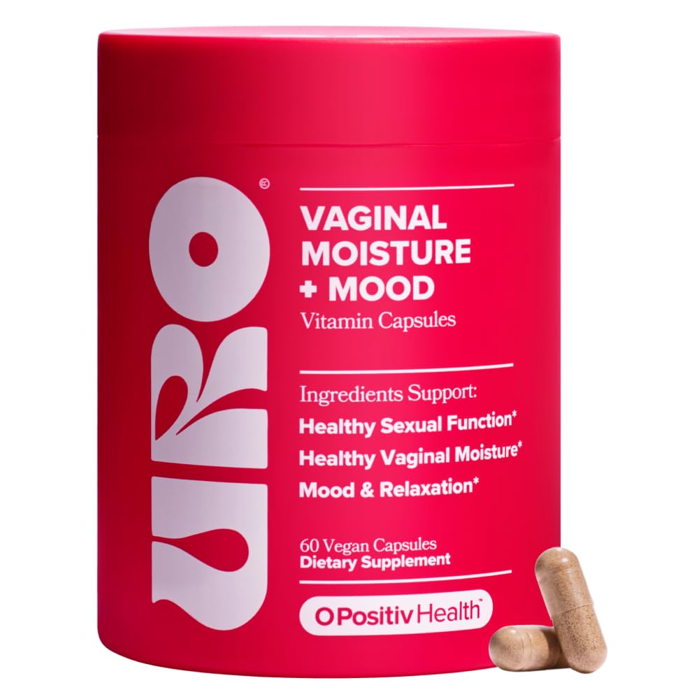 O Positiv URO Vaginal Moisture & Mood – Formulated to Support Vaginal Moisture, Mood & Relaxation – with KSM-66® Ashwagandha, Ginkgo Biloba, Mucuna pruriens, and GABA – 30 Servings O Positiv buy supplements Au