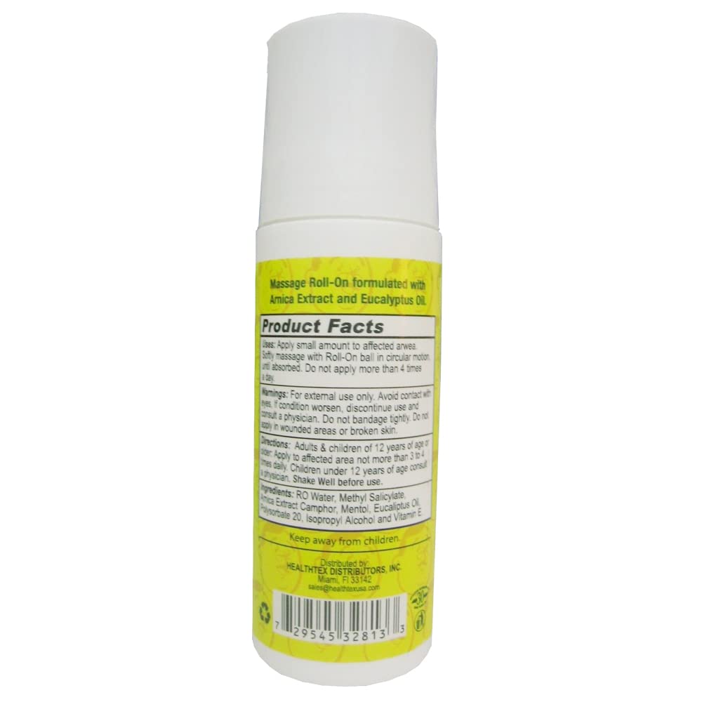 Dr Sana Arnica Roll-On. Topical Analgesic and Moisturizer. Soothes Dry and Cracked Skin. 3 oz. Pack of 3 Dr. SanaBuy Supplements Australia