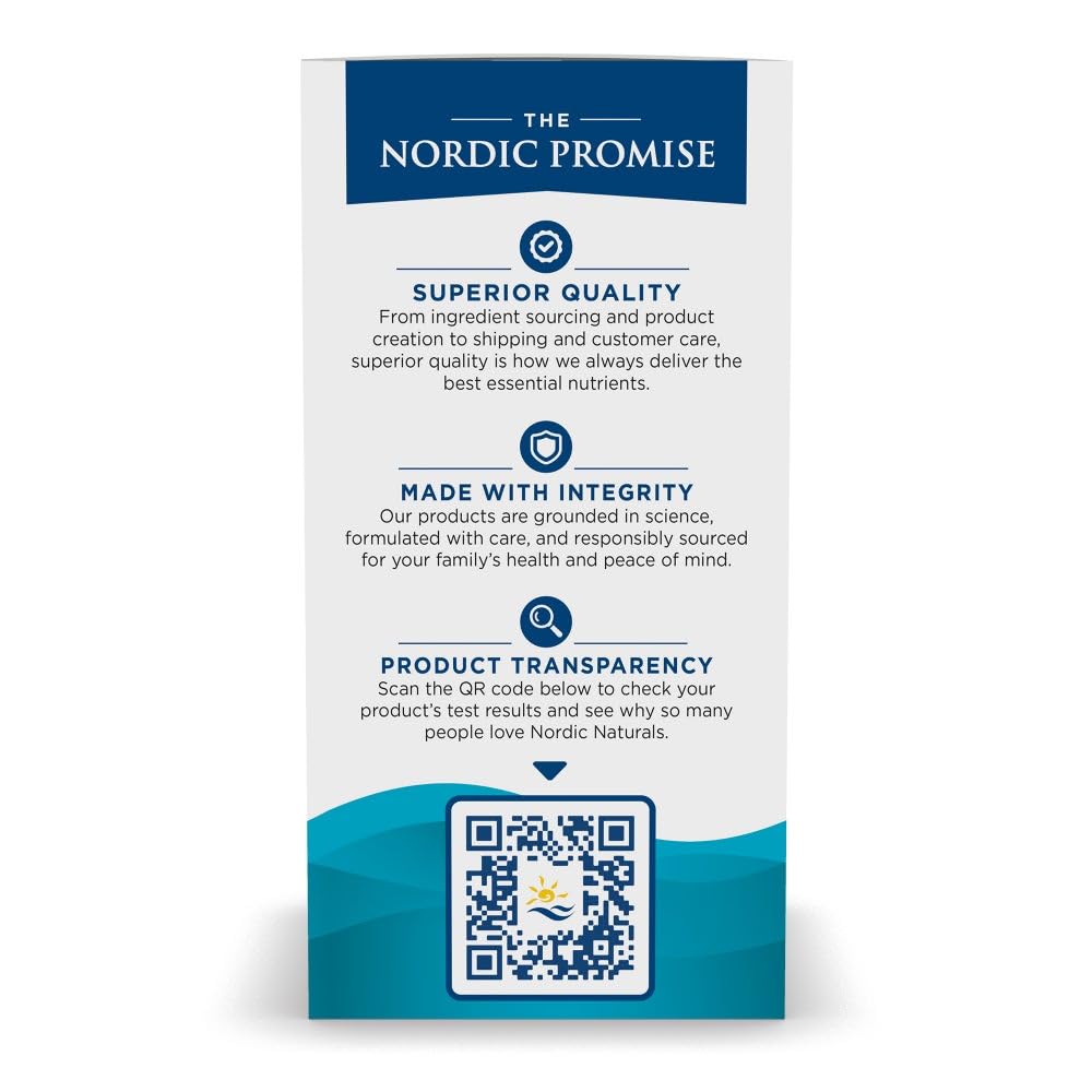 Nordic Naturals Complete Omega, Lemon Flavor - 120 Soft Gels - 565 mg Omega-3 - EPA & DHA with Added GLA - Healthy Skin, Cognition, Positive Mood - Non-GMO - 60 Servings Nordic NaturalsBuy Supplements Australia