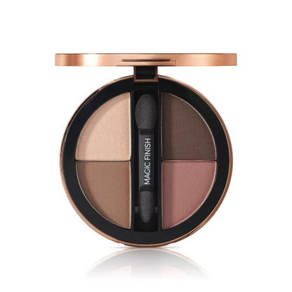 M. Asam MAGIC FINISH Eyeshadow Palette Satin Eyeshadow No. 1-4-in-1 make-up with hyaluronic acid, ultra-fine pigments, satin finish & intense color, case with mirror & applicator, 4 x 0.08 Oz M. AsamBuy Supplements Australia