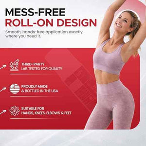 BIO-RELIEF +CH Pain Relief Roll On w 10% Methanol | Highly Effective, Cool & Topical Pain Relief Extra Strength for Arthritis,Muscle,Joint & Back | Easy Roll On Maximum Strength, Made in USA
