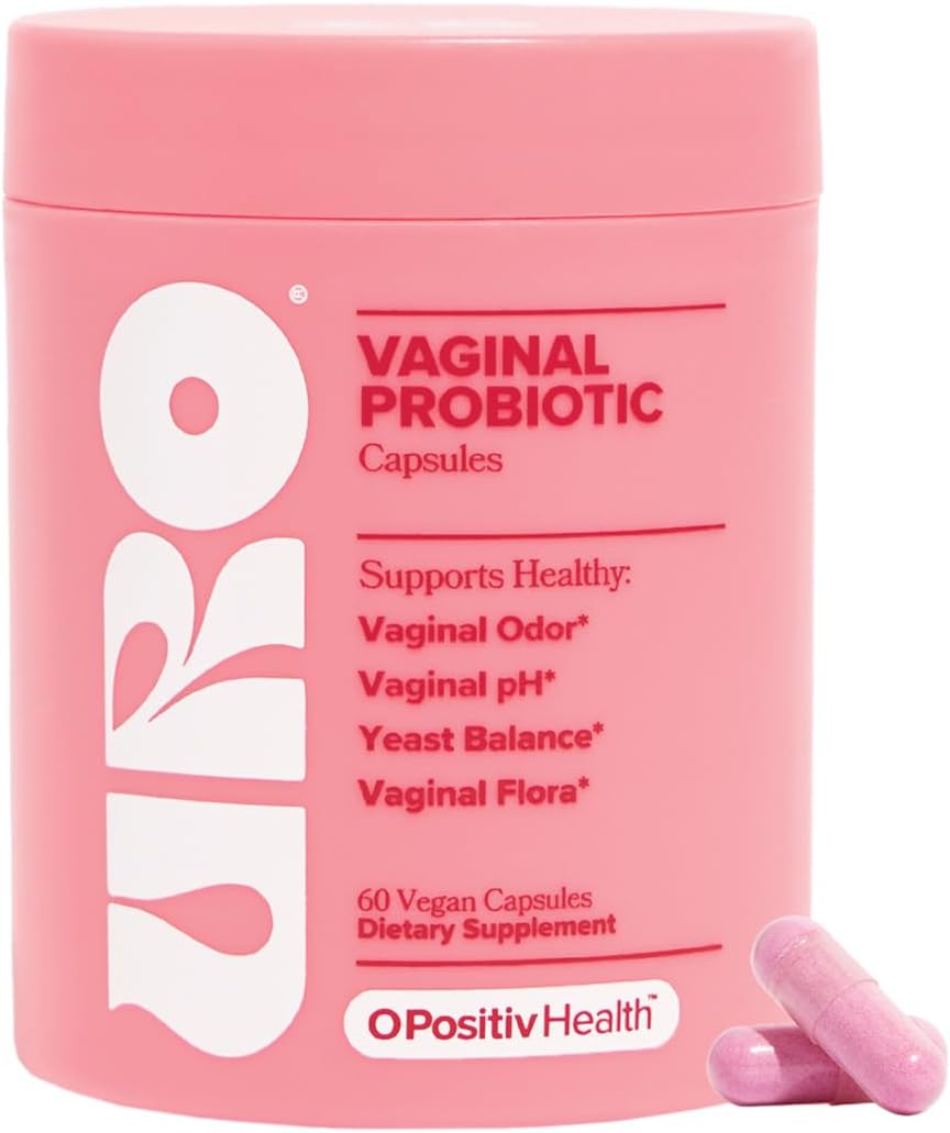 URO Vaginal Probiotics for Odor, Flora & pH Balance – 30-Day Supply