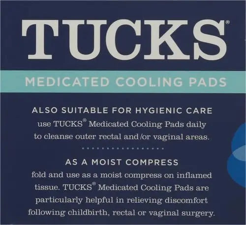 TUCKS Medicated Cooling Pads, 100 Count – Hemorrhoid Pads with Witch Hazel, Cleanses Sensitive Areas, Protects from Irritation, Hemorrhoid Treatment, Medicated Pads Used by Hospitals TUCKSBuy Supplements Australia