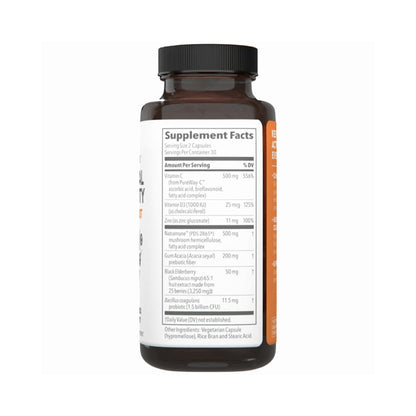 LifeSeasons Clinical Immunity - Daily Boost - Immune System Booster - Pre + Probiotics - Increases Antibodies & Immune Cells - Elderberry, Zinc, Natramune & Vitamin C + D3-60 Capsules LifeSeasons buy supplements Au
