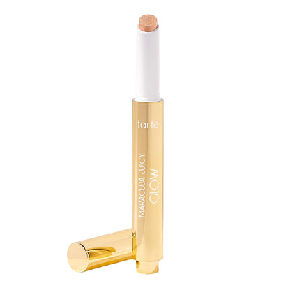 tarte maracuja juicy glow highlight – Highlighter with Vitamin E to Hydrate, Blur appearance for a Smooth Buildable & Luminous Radiant Finish, Vegan & Cruelty-Free, full size, champagne glow tarteBuy Supplements Australia
