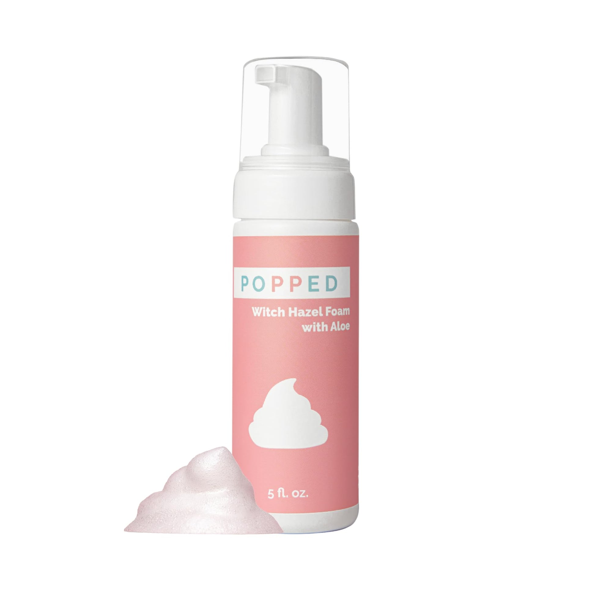 POPPED Witch Hazel Foam with Aloe (5 fl oz) | Perineal Healing Foam for Postpartum Care | Relieves Pain, Hemorrhoids, and Swelling After Birth | Postpartum Essential POPPEDBuy Supplements Australia