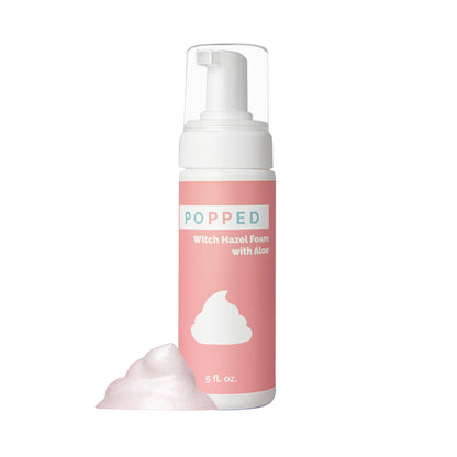 POPPED Witch Hazel Foam with Aloe (5 fl oz) | Perineal Healing Foam for Postpartum Care | Relieves Pain, Hemorrhoids, and Swelling After Birth | Postpartum Essential POPPEDBuy Supplements Australia
