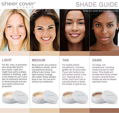 Sheer Cover Studio – Conceal and Brighten Highlight Trio – Two-Toned Concealers – Shimmering Highlighter – Light/Medium Shade – With FREE Concealer Brush – 3 Grams Sheer CoverBuy Supplements Australia