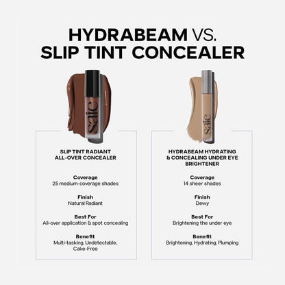 Saie Slip Tint Radiant Cream Concealer & All-Over Face Makeup - Concealer for Dark Circles, Redness & Blemishes - Lightweight Makeup Made with Hydrating Hyaluronic Acid - Shade 6 (0.17 oz) SaieBuy Supplements Australia
