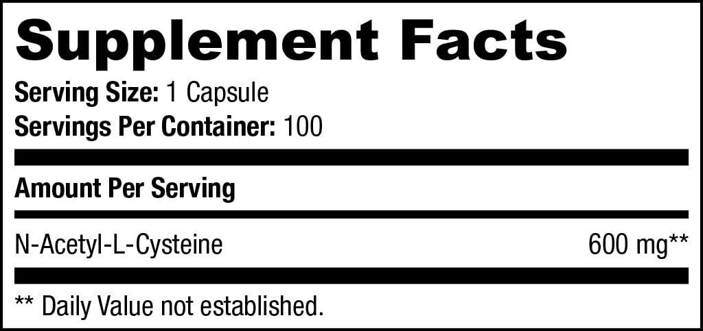 SAN N-Acetyl-L-Cysteine (NAC), Immune, Respiratory, Liver Health, NAC 600 mg, Potent antioxidant Support, Free-radicals, Easy to Absorb, 100 Capsules SAN buy supplements Au