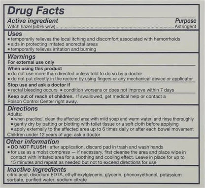 TUCKS Medicated Cooling Pads, 100 Count – Hemorrhoid Pads with Witch Hazel, Cleanses Sensitive Areas, Protects from Irritation, Hemorrhoid Treatment, Medicated Pads Used by Hospitals TUCKSBuy Supplements Australia