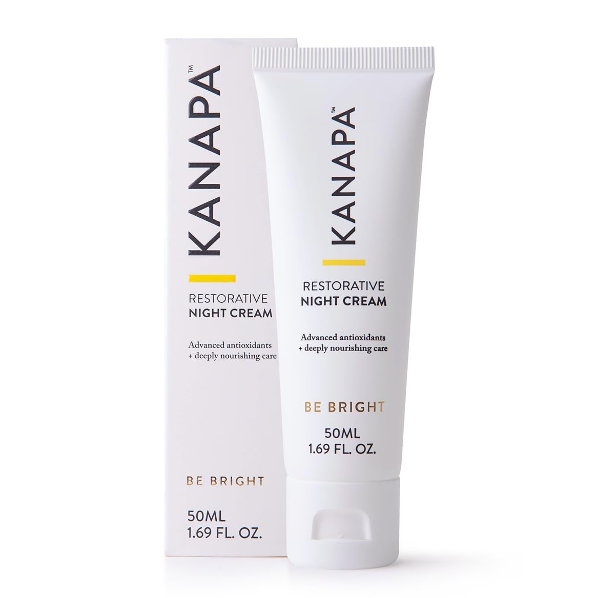 Kanapa by Xtendlife Restorative Night Cream – Ultra-Hydrating, Rejuvenating, and Antioxidant-Rich Overnight Moisturizer Blend, Suitable for All Skin Types, 50ml
