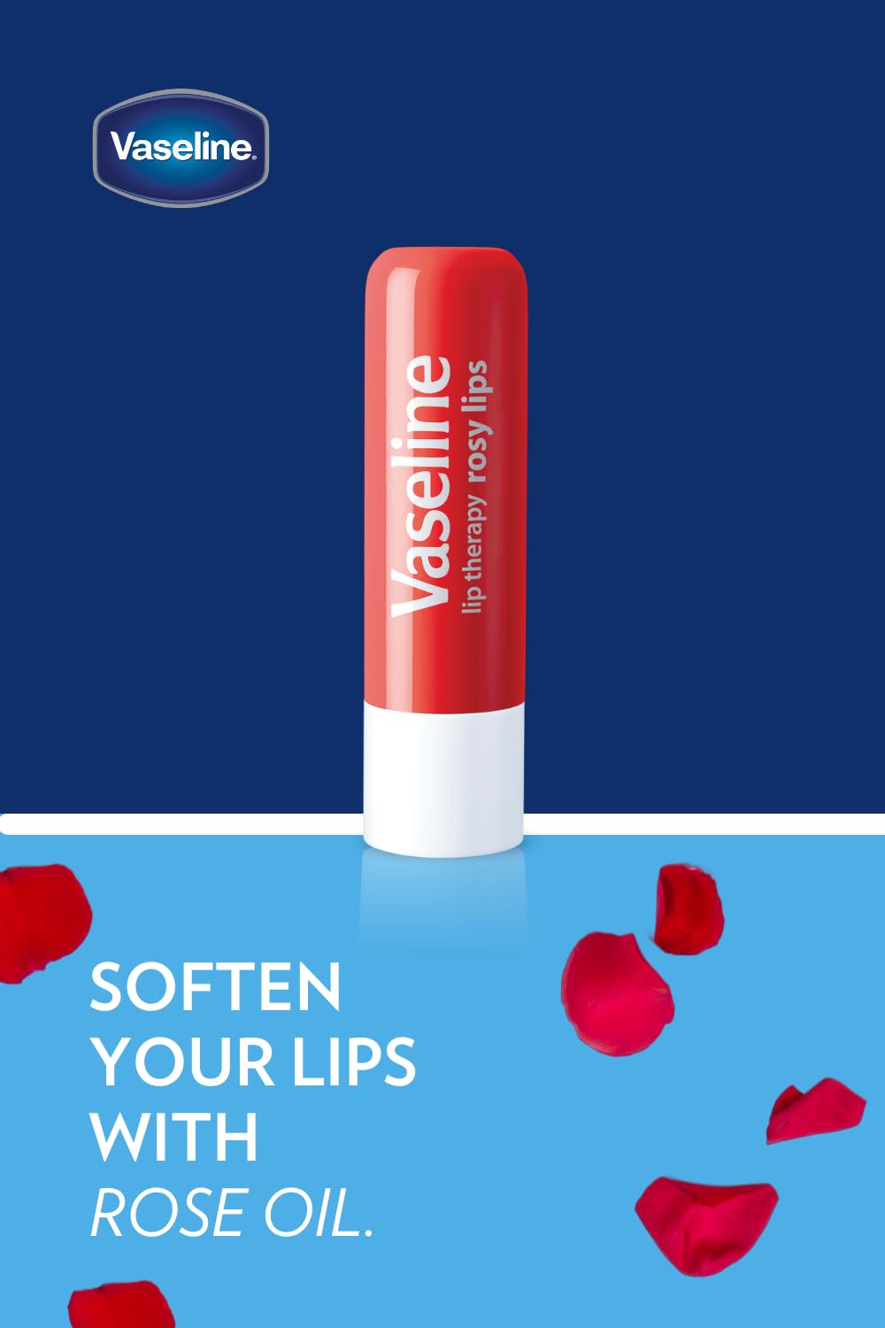 Vaseline Lip Therapy Care Rosy, Fast-Acting Nourishment, Ideal for Chapped, Dry, Cracked, or Damaged Lips, Lip Balm, 4-Pack, 0.16 Oz Each VaselineBuy Supplements Australia