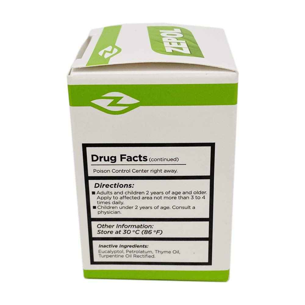 Zepol Original. Topical Ointment for Muscles, Joints, Backache, Sprains, and Strains. 1 oz. Pack of 2