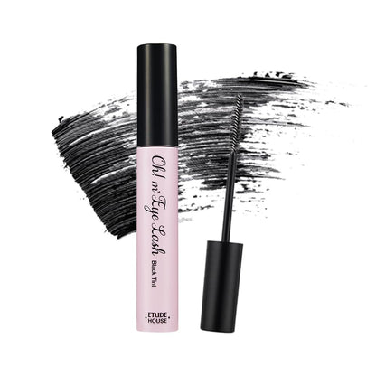 ETUDE Oh M'Eye Lash Black Tint Mascara – Natural Glossy Effect with Long Lasting Strong Curl System, Volume Enhancing, Smudge-Free, Improved fixation and water resistance, Korean Makeup, Kbeauty ETUDEBuy Supplements Australia