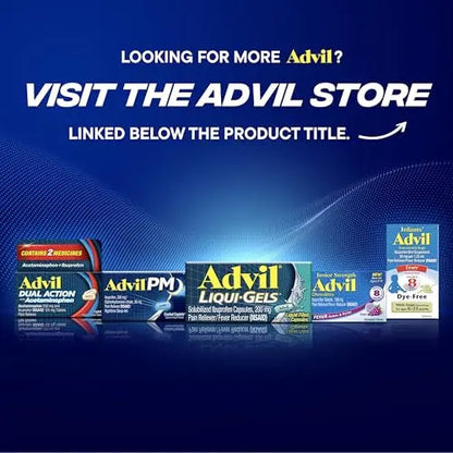 Advil PM Pain Reliever and Nighttime Sleep Aid, Pain Medicine with Ibuprofen for Pain Relief and Diphenhydramine Citrate for A Sleep Aid - 120 Coated Caplets (Pack of 2) AdvilBuy Supplements Australia
