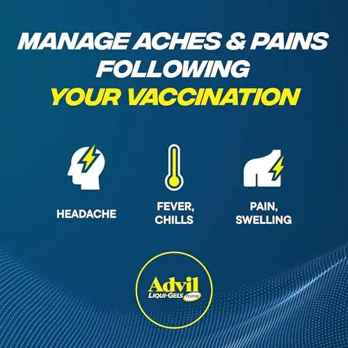Advil Liqui-Gels Minis Pain Reliever and Fever Reducer, Pain Medicine for Adults with Ibuprofen 200mg for Pain Relief - 80 Liquid Filled Capsules AdvilBuy Supplements Australia