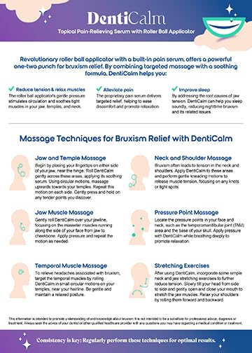 nfuse DentiCalm Soothing Pain Relief for Teeth Grinding and Jaw Clenching (Bruxism), for Jaw, Head and Neck Pain, Stiffness and Tension, Nightguard Discomfort Relief, 0.47 OZ nfuseBuy Supplements Australia