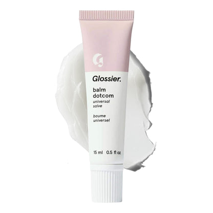 Glossier Balm Dotcom Hydrating Lip Balm - Universal Salve, Up to 12Hr Moisture - Lanolin, Beeswax & Castor Oil for Dry Lips, Cuticles & Skin - Original, Clear Fragrance-Free, 15ml GlossierBuy Supplements Australia