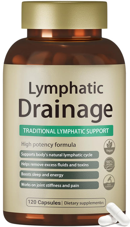 FRZVEO Lymphatic Drainage Capsules, 120 Capsules New Maximum Potency Formula 2 Month Supply with Dandelion Extract, Cleavers Extract - Supports Cellulite Reduction, Lymphatic Drainage & Immune Health FRZVEO buy supplements Au