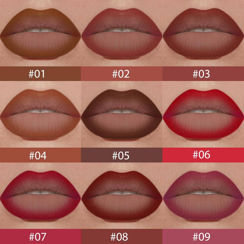BINGBRUSH 2-in-1 Gradient Dark Brown Lip Liner & Lipstick Combo,Matte Longwear Waterproof Lip Pencil with Cone Tip,Smudge Proof Crayon for Flawless Ombre Contour,Women's Long Lasting Makeup Set BINGBRUSHBuy Supplements Australia