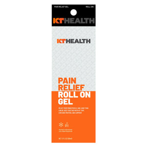 Supplement Product​KT Tape Health, Pain Relief Gel, Time-Released Topical Relief from Back Pain, Sciatica and Arthritis, 3.0 oz Roll-On - GlowUpCaUSA