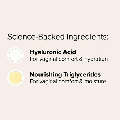 URO Vaginal Moisture Hyaluronic Acid Suppository for Easier Intimacy– 10 Ct