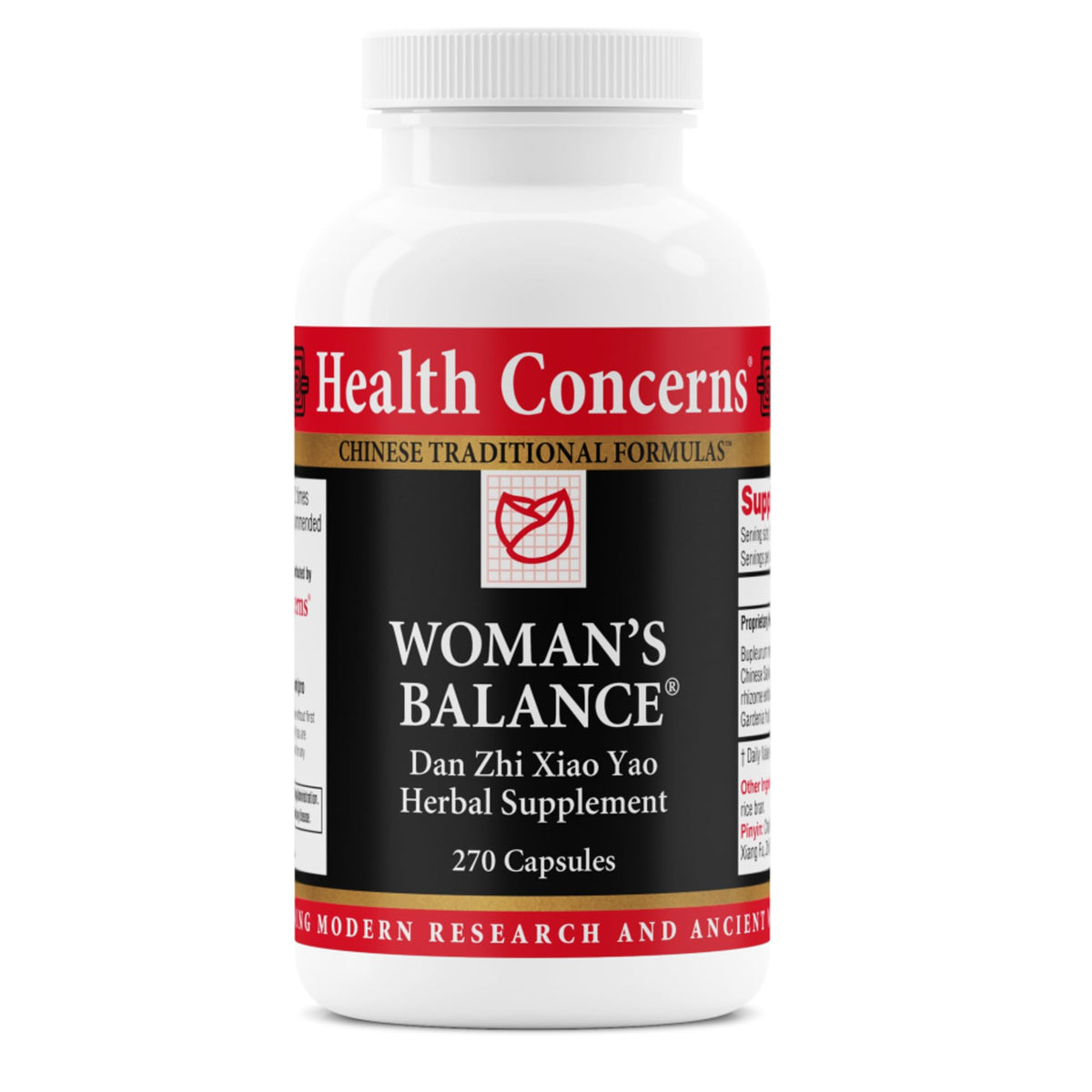 Supplement Product​Health Concerns Woman's Balance – Herbal PMS Support Supplement for Women – Menstrual Cycle & Menopause Relief – Chinese Herbal Formula – Mood Support & Hormonal Balance – 90 Capsules - GlowUpCaUSA