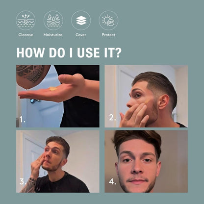 Hues for Him Foundation for Men – Full-Coverage, Lightweight & Hydrating Fit | Natural Coverage | Oil Control & Perfect Fit for Men’s Faces | Available in 4 Shades | Fresh Canvas, .67oz HUES FOR HIMBuy Supplements Australia