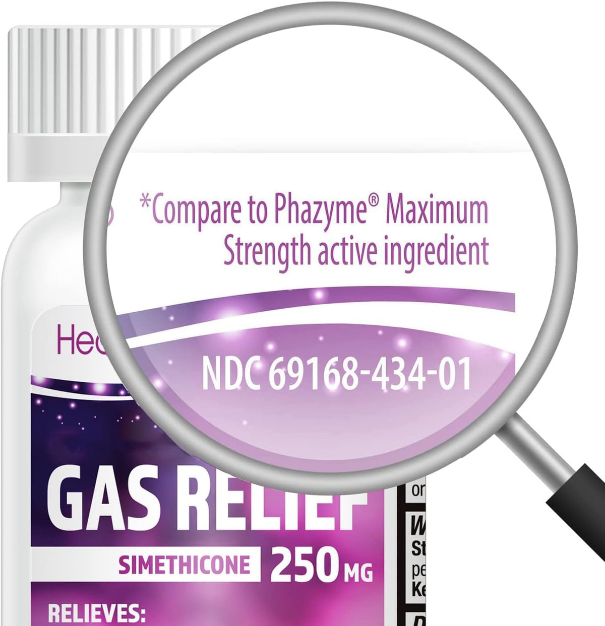 HealthA2Z® Gas Relief Simethicone 250mg, Fast Gas & Bloating Relief, Relieve Symptoms Naturally, 100 Softgels (Pack of 1) HealthA2Z buy supplements Au