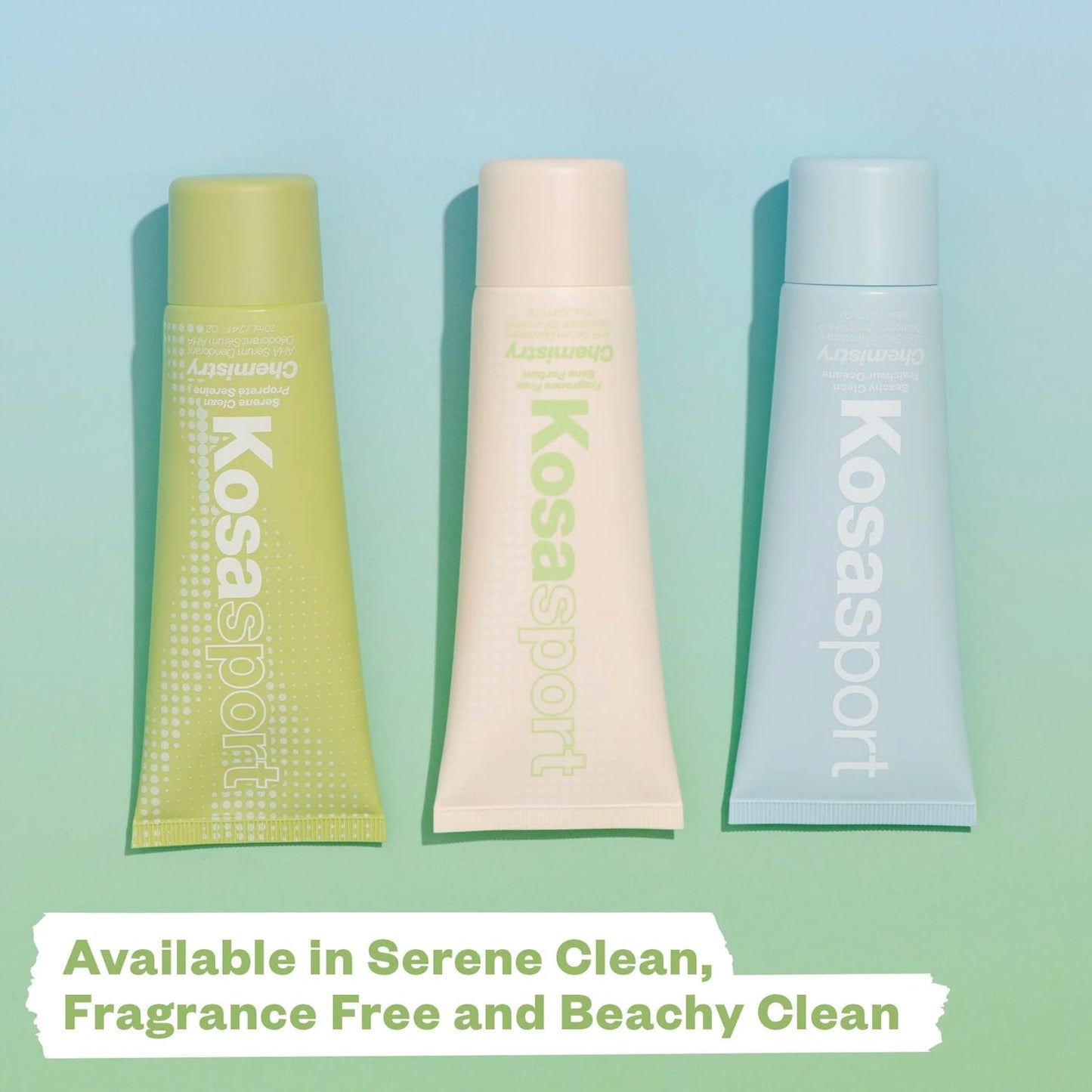 Kosas Chemistry Deodorant - Aluminium and Baking Soda Free + BO-Fighting AHA Serum that Exfoliates, Softens, and Nourishes the Skin, (Fragrance Free) KosasBuy Supplements Australia