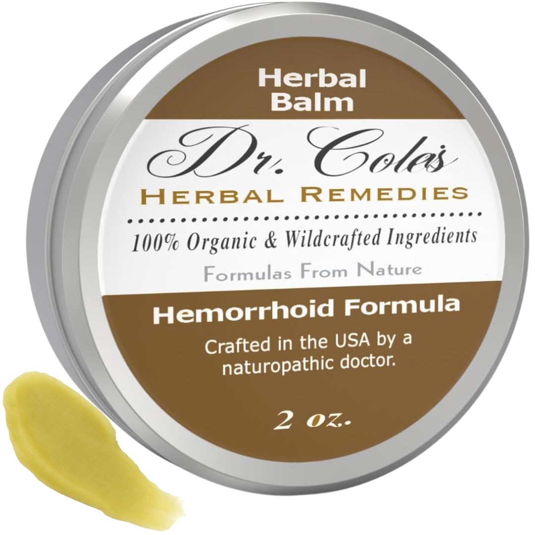 Dr. Cole’s Hemorrhoid Treatment – Organic Herbal Ointment for External Hemorrhoid Soothing & Comfort – Plant-Based, Gentle, No Petroleum or Harsh Chemicals – 2 oz Dr. Cole's Herbal RemediesBuy Supplements Australia